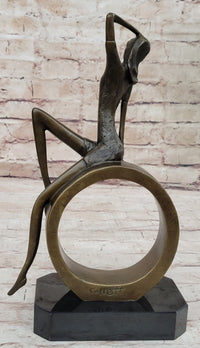 Collet Abstract Woman Female Bronze Sculpture