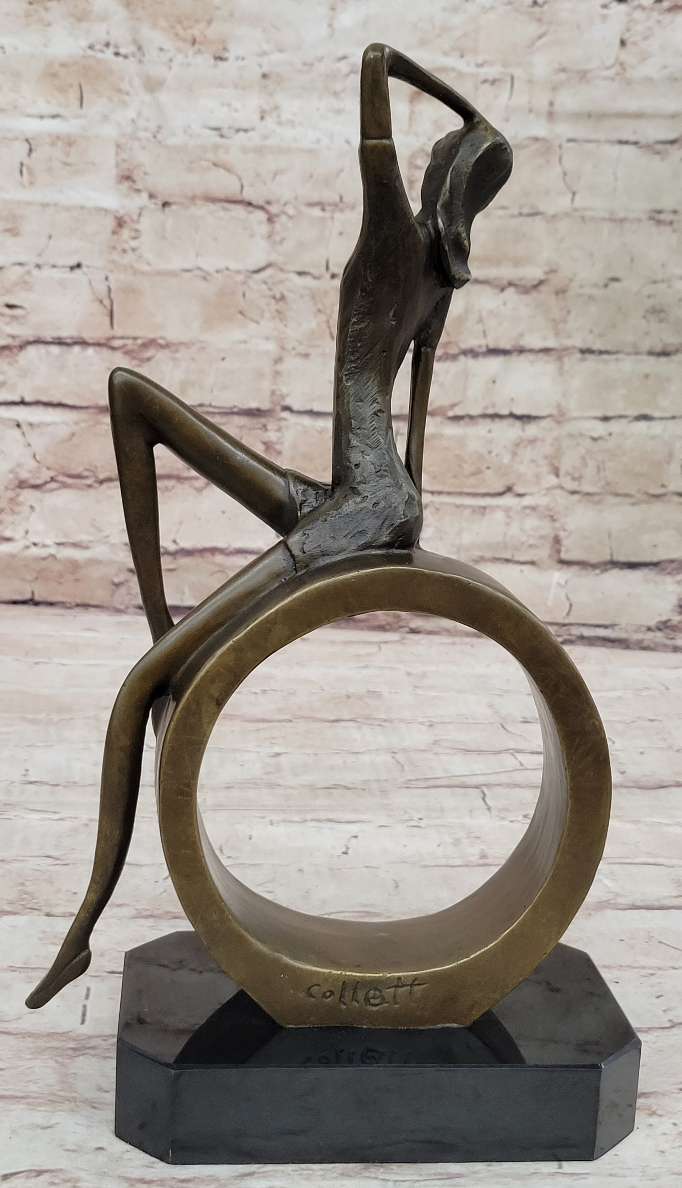 Collet Abstract Woman Female Bronze Sculpture