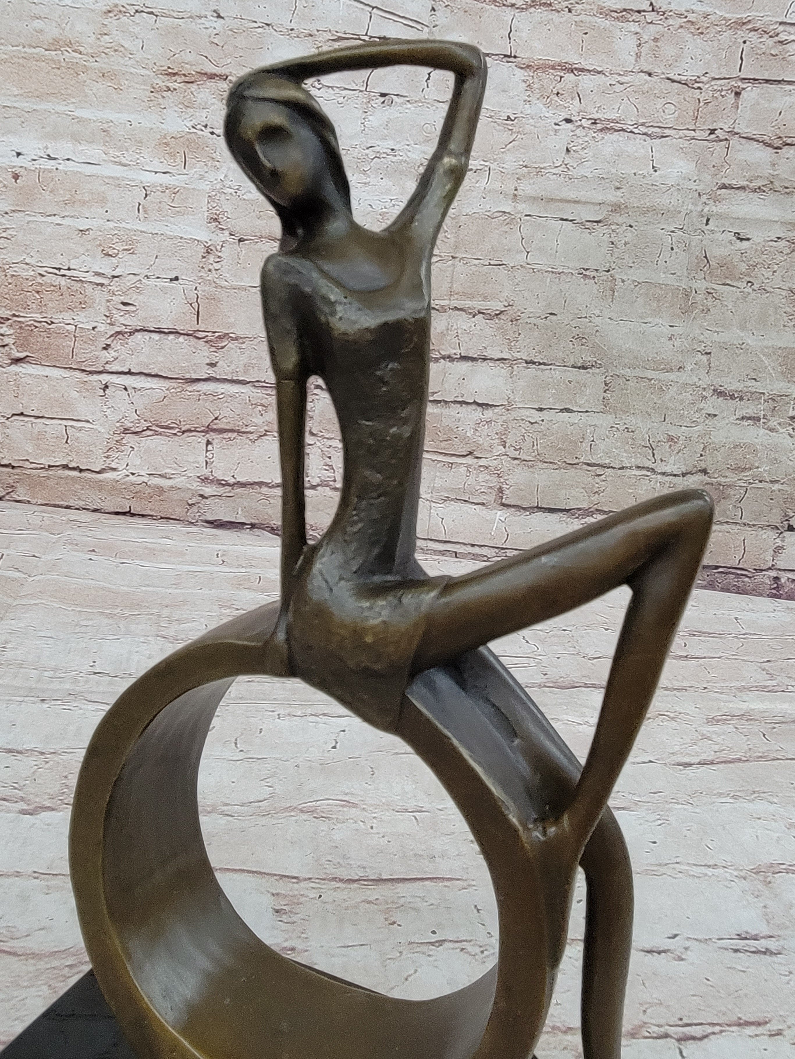 Collet Abstract Woman Female Bronze Sculpture