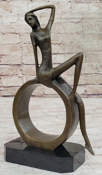 Collet Abstract Woman Female Bronze Sculpture