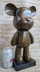 Vintage MICKEY MOUSE Bronze Figurine, Collectible Walt DISNEY Character Sculpture