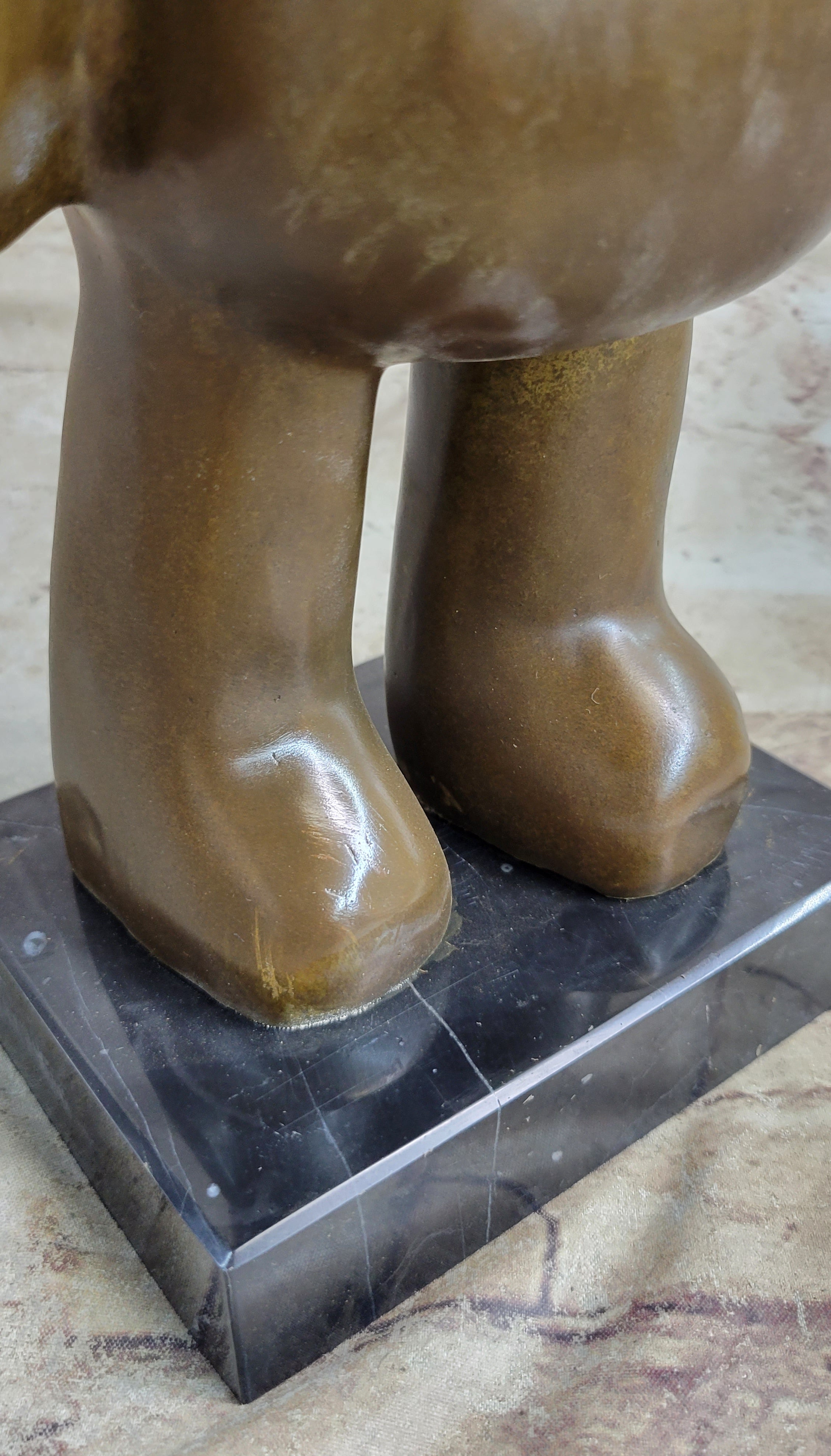Vintage MICKEY MOUSE Bronze Figurine, Collectible Walt DISNEY Character Sculpture