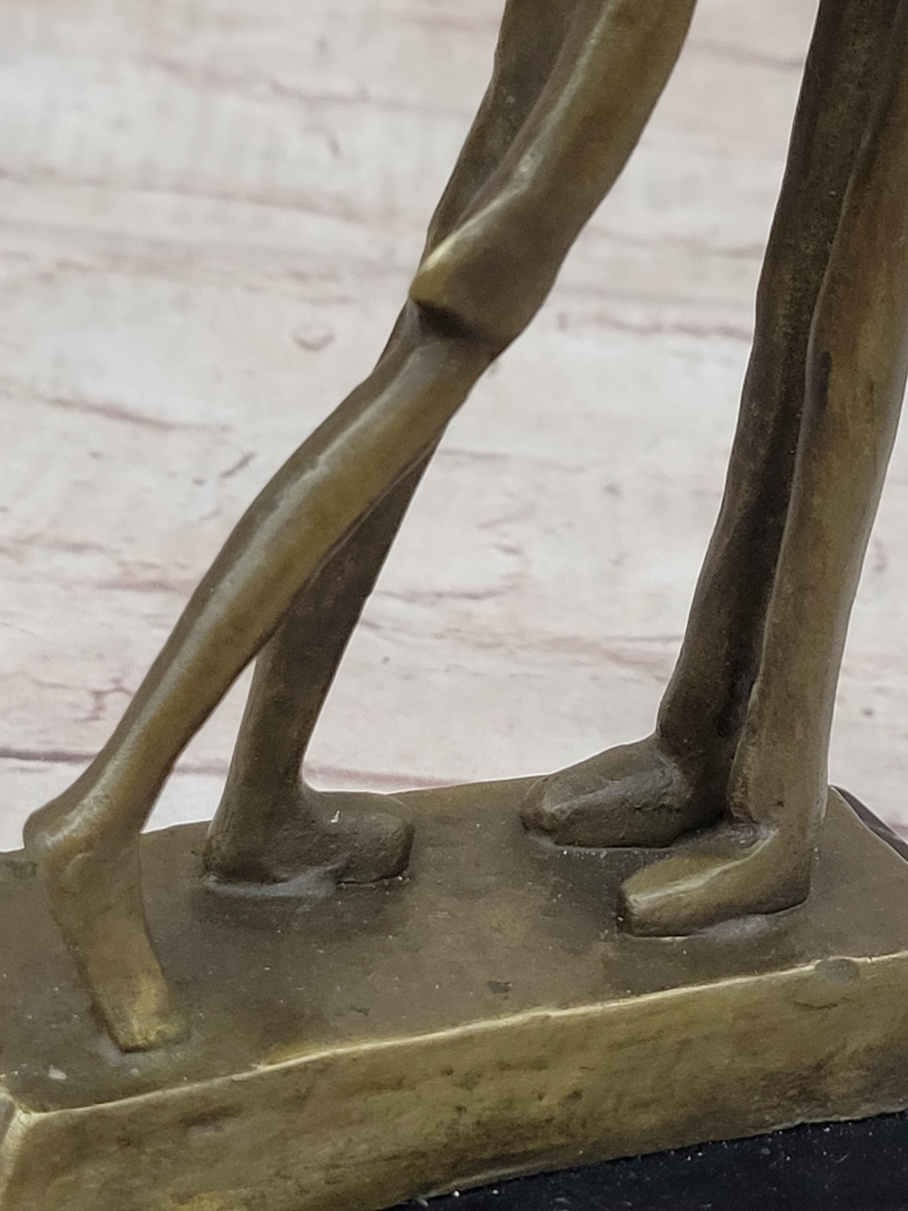 Lovers Romantic Kiss Under Umbrella Abstract Bronze Sculpture