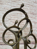 Mid Century Abstract Modern Family Solid Bronze by Braxton