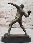 Banksy England Street Art Bronze Flower Thrower Bomber