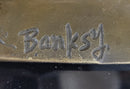 Banksy England Street Art Bronze Flower Thrower Bomber