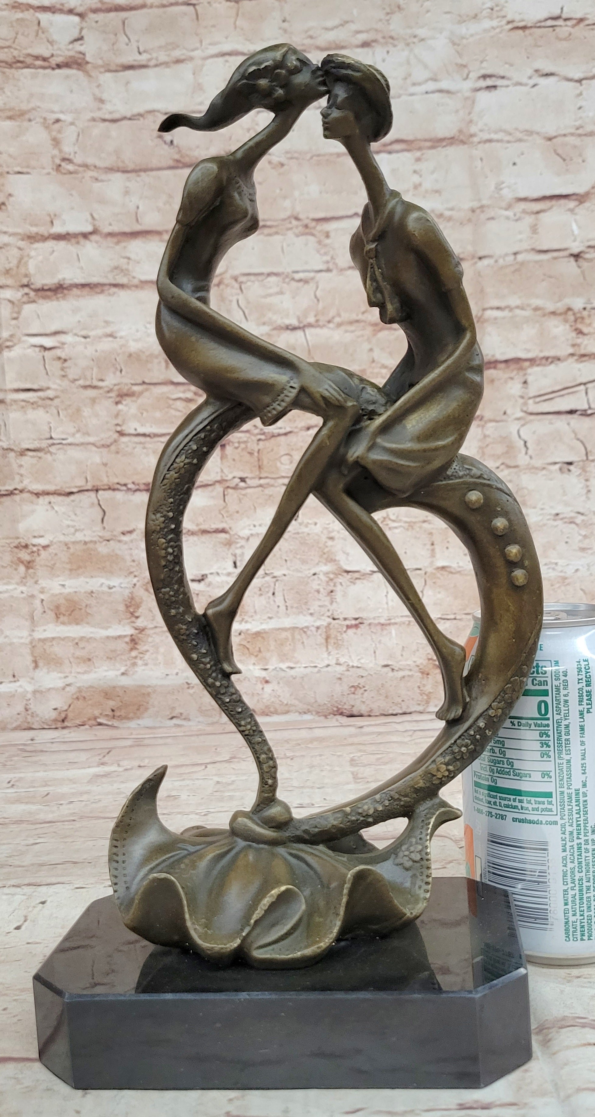 Everlasting Love Solid Bronze Sculpture by Collet
