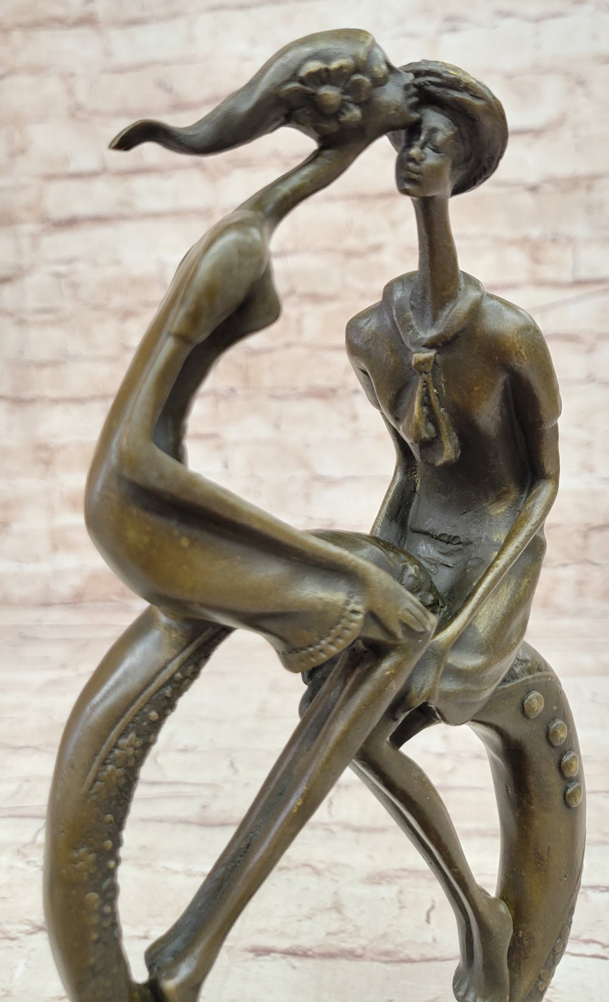 Everlasting Love Solid Bronze Sculpture by Collet