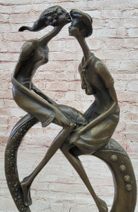 Everlasting Love Solid Bronze Sculpture by Collet