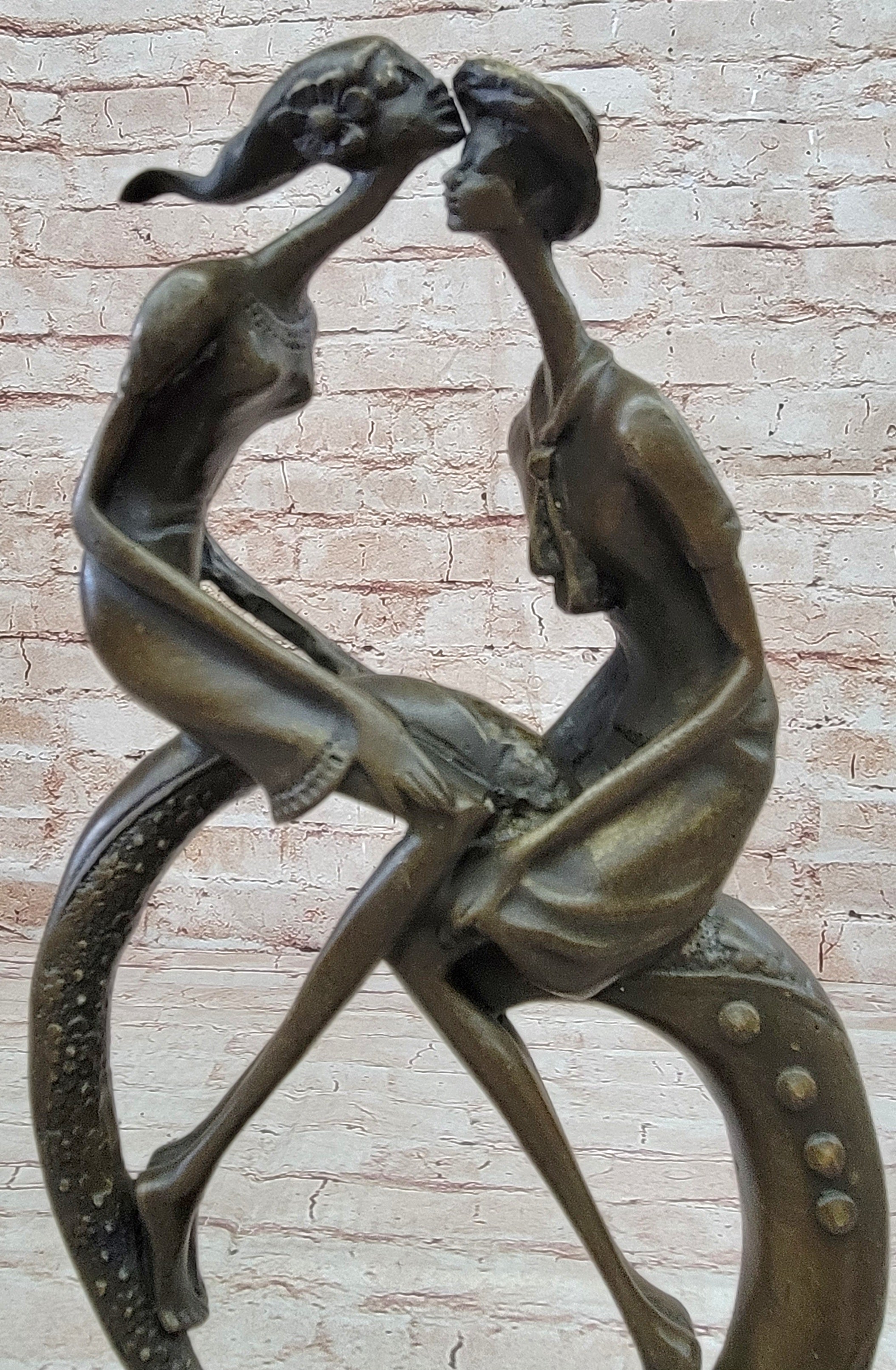 Everlasting Love Solid Bronze Sculpture by Collet