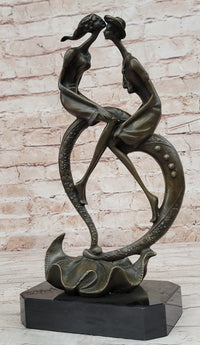 Everlasting Love Solid Bronze Sculpture by Collet