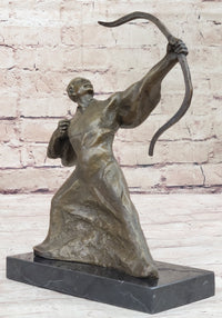 Japanese Samurai Warrior Archer w/ Bow - Bronze by Kamiko