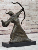 Japanese Samurai Warrior Archer w/ Bow - Bronze by Kamiko