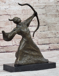 Japanese Samurai Warrior Archer w/ Bow - Bronze by Kamiko