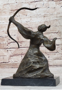 Japanese Samurai Warrior Archer w/ Bow - Bronze by Kamiko