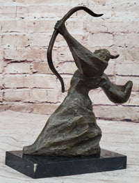 Japanese Samurai Warrior Archer w/ Bow - Bronze by Kamiko