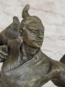 Japanese Samurai Warrior Archer w/ Bow - Bronze by Kamiko