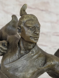 Japanese Samurai Warrior Archer w/ Bow - Bronze by Kamiko