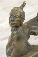 Japanese Samurai Warrior Archer w/ Bow - Bronze by Kamiko