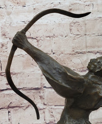 Japanese Samurai Warrior Archer w/ Bow - Bronze by Kamiko