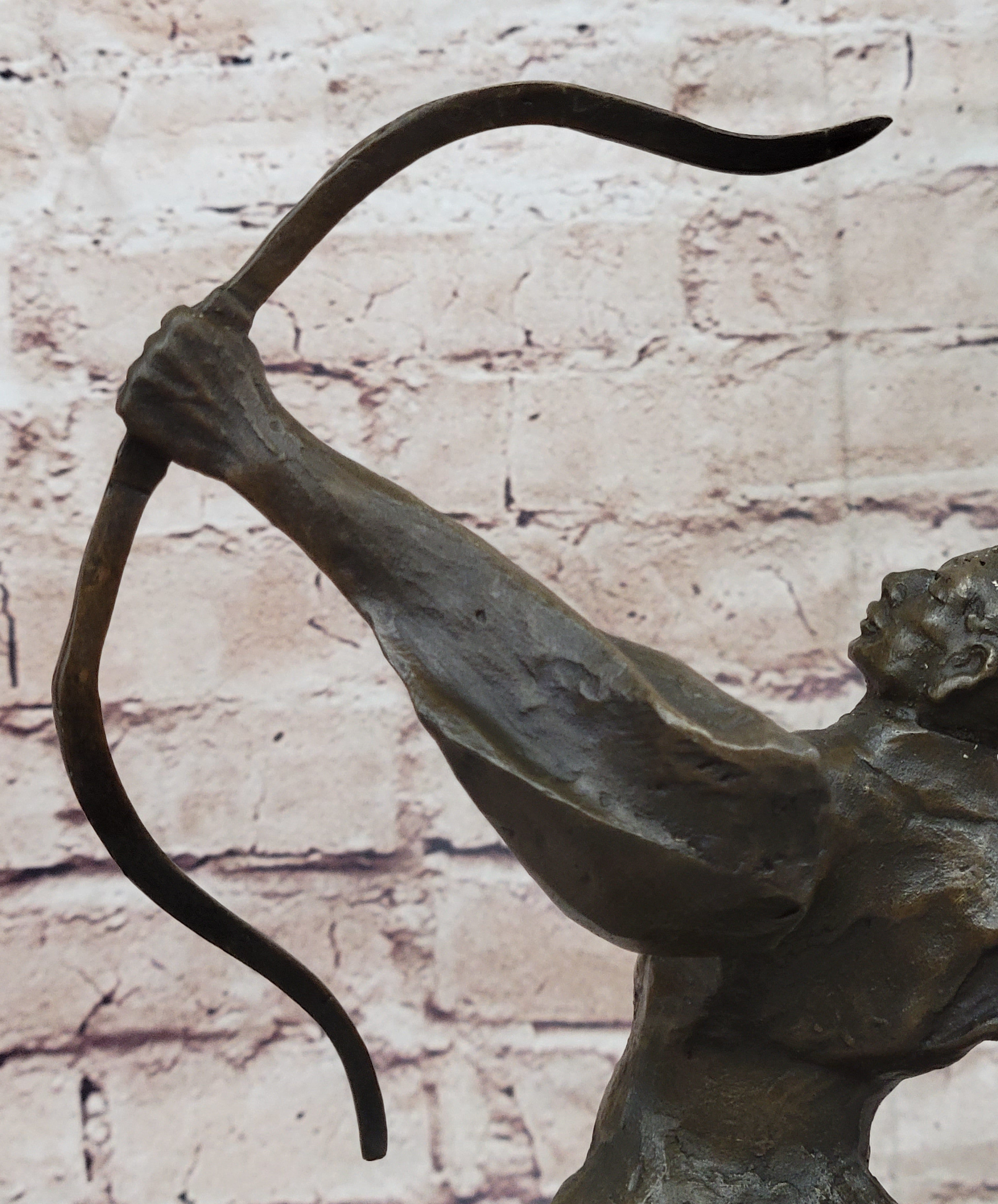 Japanese Samurai Warrior Archer w/ Bow - Bronze by Kamiko