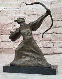 Japanese Samurai Warrior Archer w/ Bow - Bronze by Kamiko