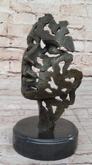 Abstract Female Face Portrait Bust Mask Surrealism Dali Tribute