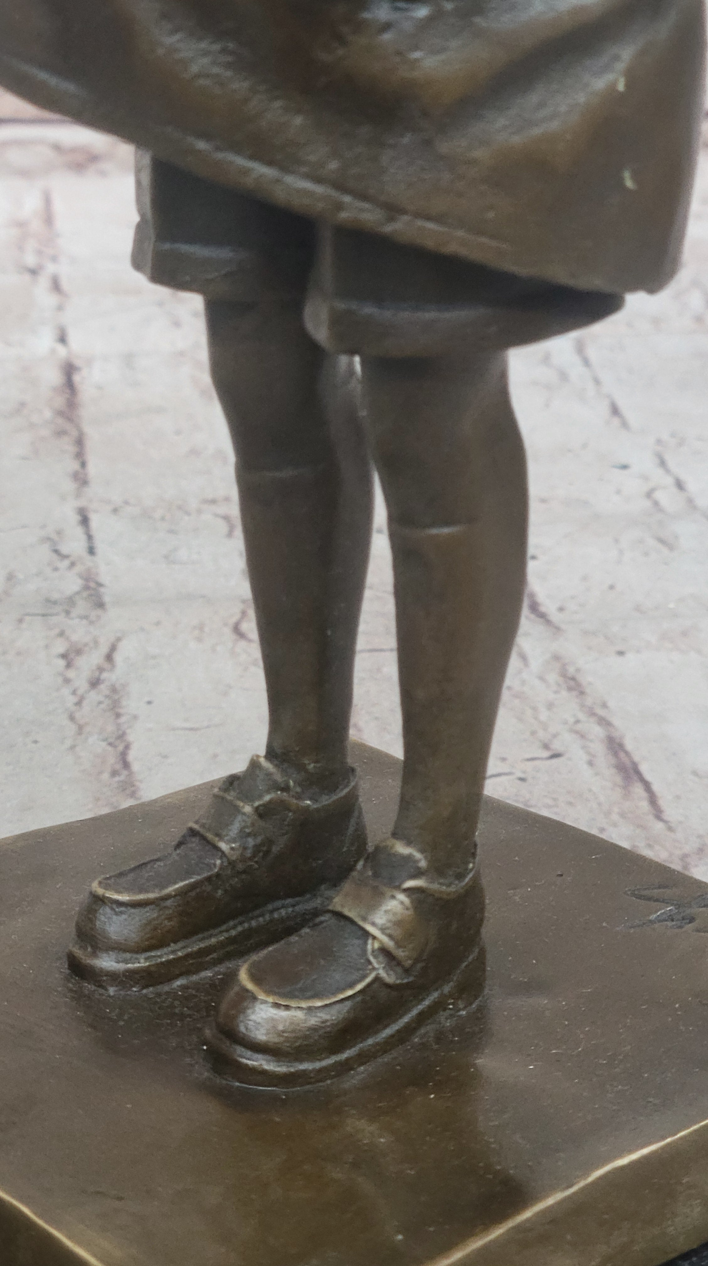 Space Girl and Bird by Banksy - Bronze Sculpture on Marble