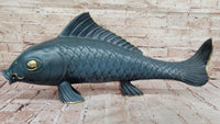 Bronze Koi Fish Sculpture – Large Asian-Inspired Art