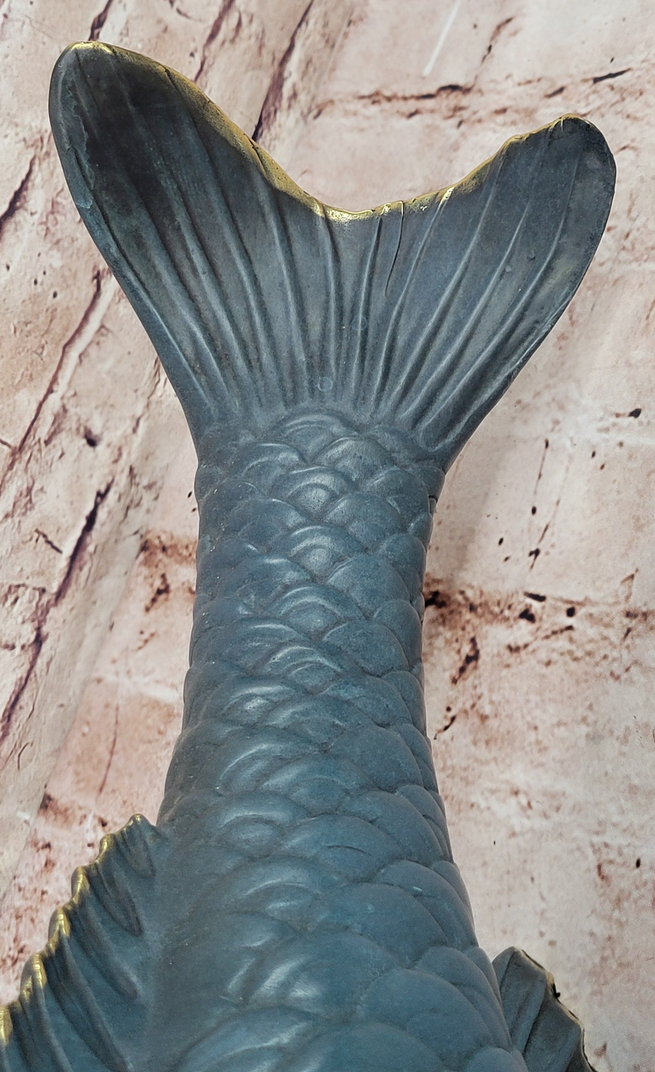 Bronze Koi Fish Sculpture – Large Asian-Inspired Art