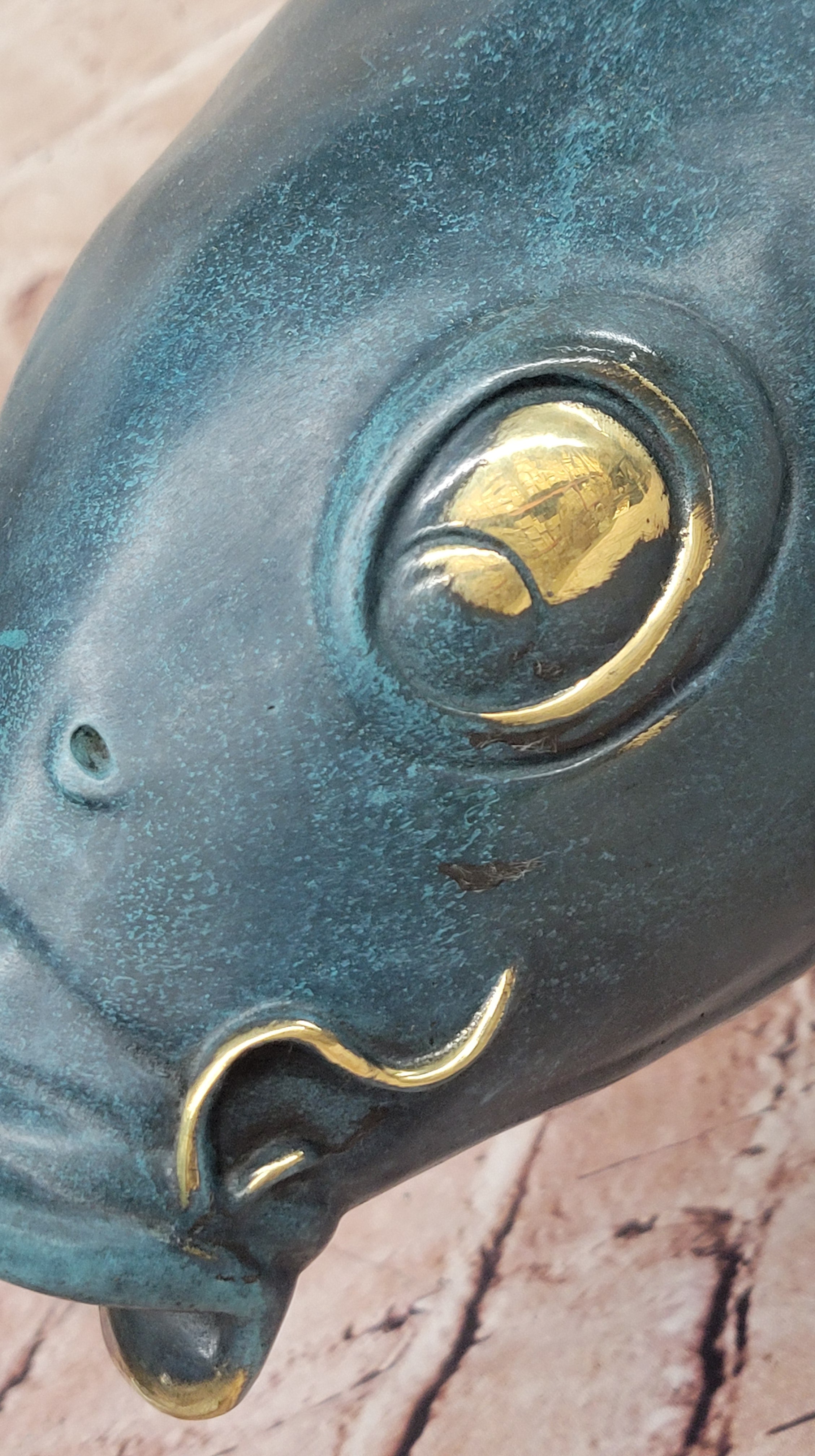 Bronze Koi Fish Sculpture – Large Asian-Inspired Art