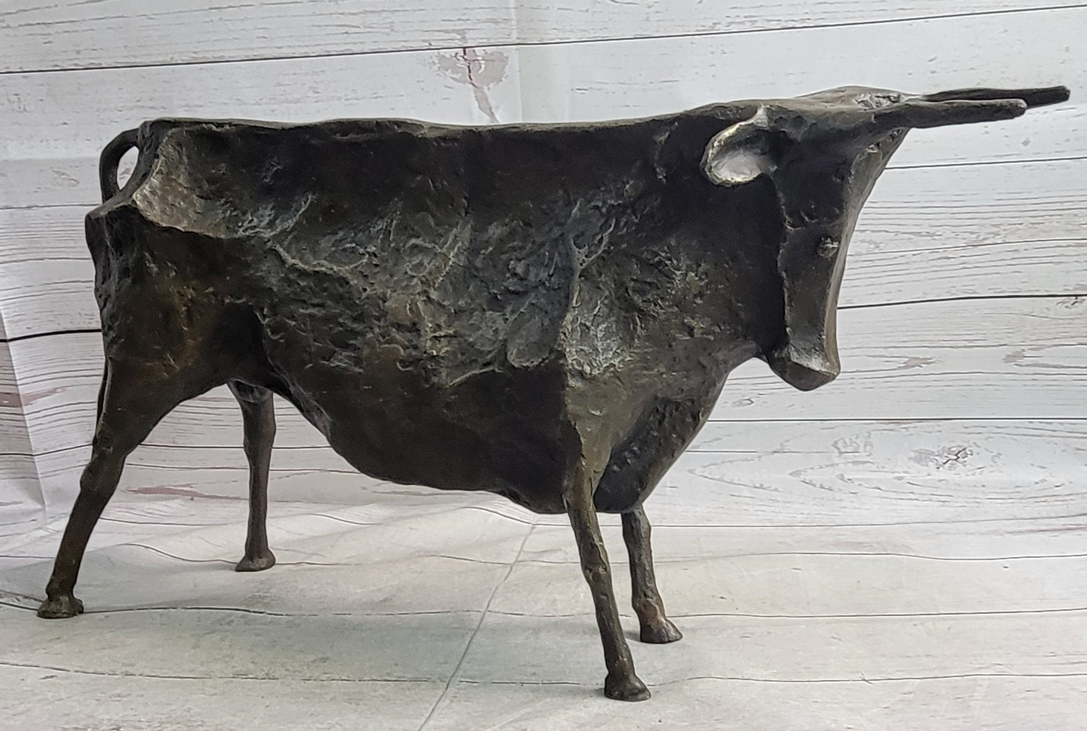 Hot Cast Bronze Bull Sculpture after Picasso