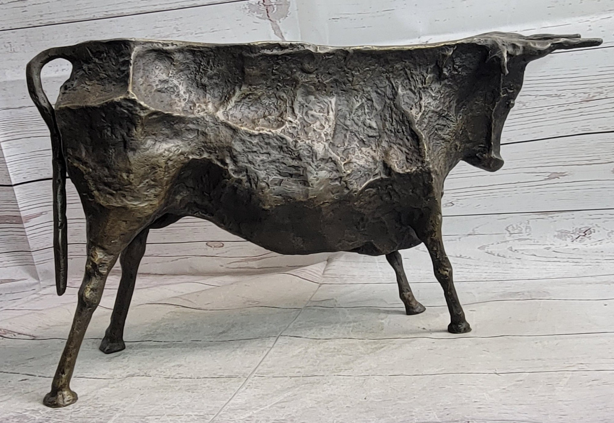 Hot Cast Bronze Bull Sculpture after Picasso