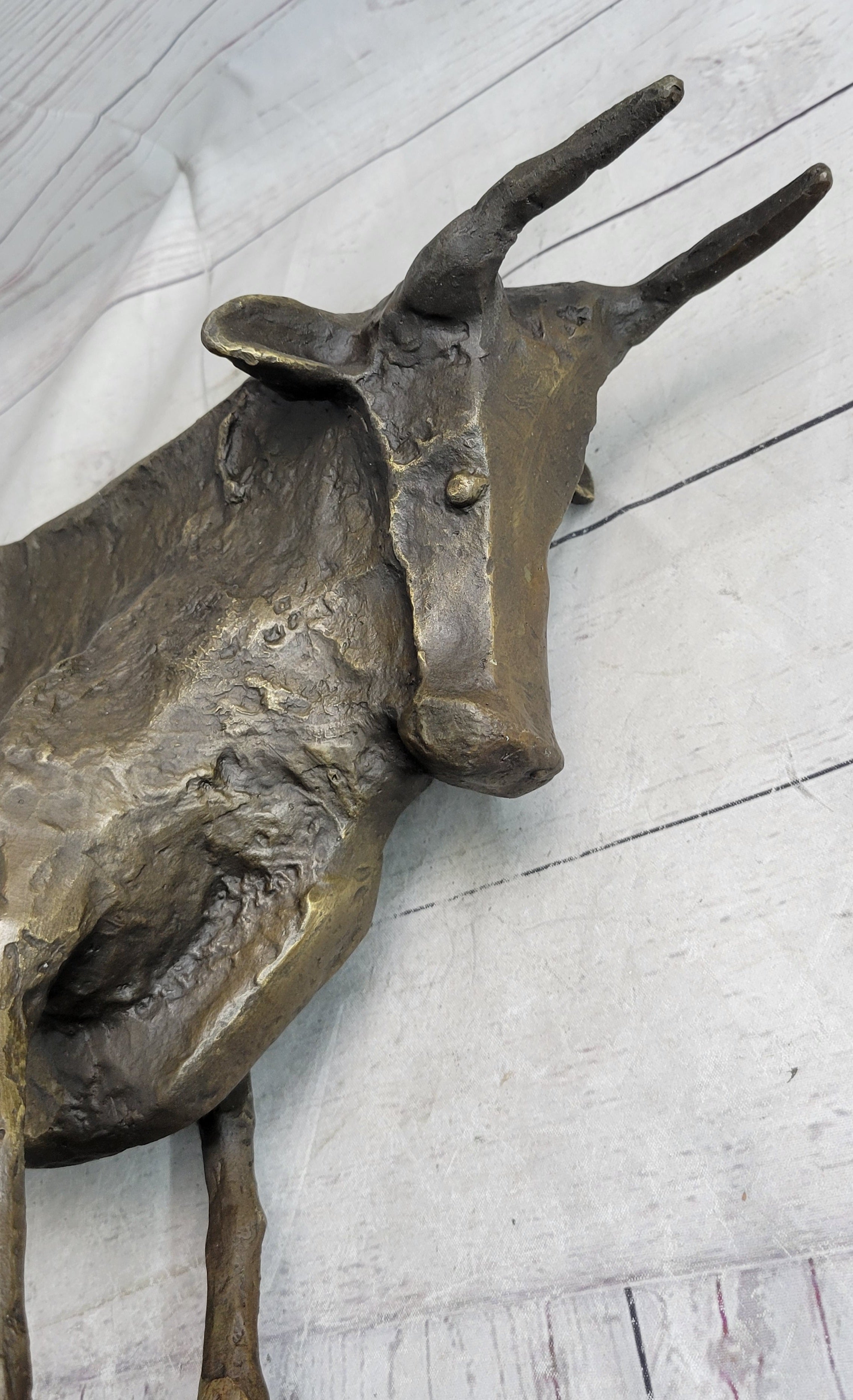 Hot Cast Bronze Bull Sculpture after Picasso