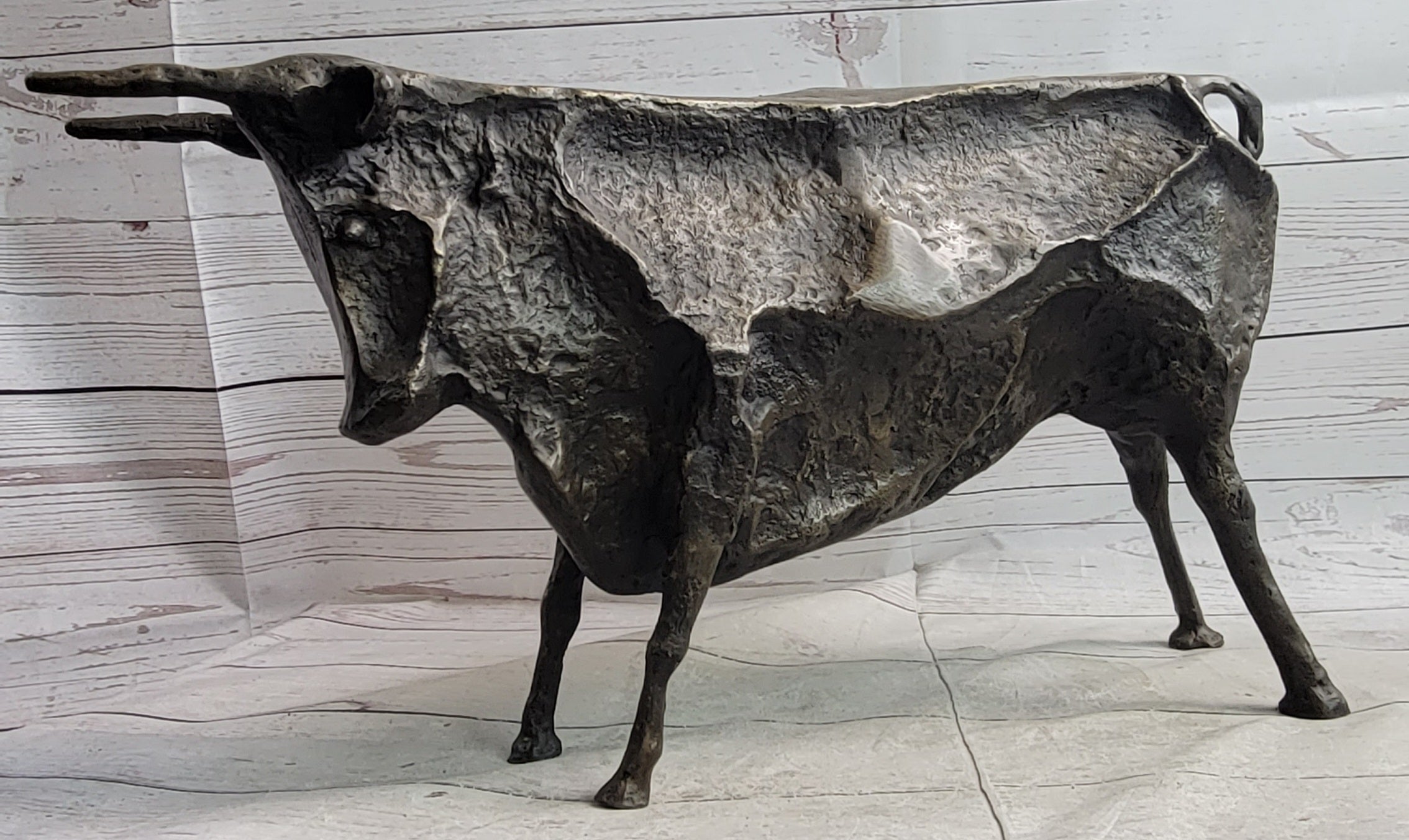 Hot Cast Bronze Bull Sculpture after Picasso