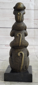 Vienna Bronze Monkey 3 Monkeys Trophy Collector Sculpture