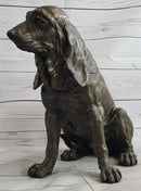 Bloodhound Basset Hound Wrinkly Dog Sculpture 14" x 18"