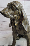 Bloodhound Basset Hound Wrinkly Dog Sculpture 14" x 18"