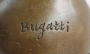 Circus Elephant Balancing on Ball Bronze Sculpture on Marble Base