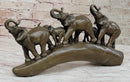Tibet Royal Family Pure Bronze Hot Cast Lotus Lucky Elephant