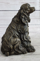 Bronze Metal Sculpture of Cocker Spaniel or King Charles Cavalier