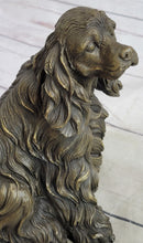 Bronze Metal Sculpture of Cocker Spaniel or King Charles Cavalier