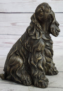 Bronze Metal Sculpture of Cocker Spaniel or King Charles Cavalier