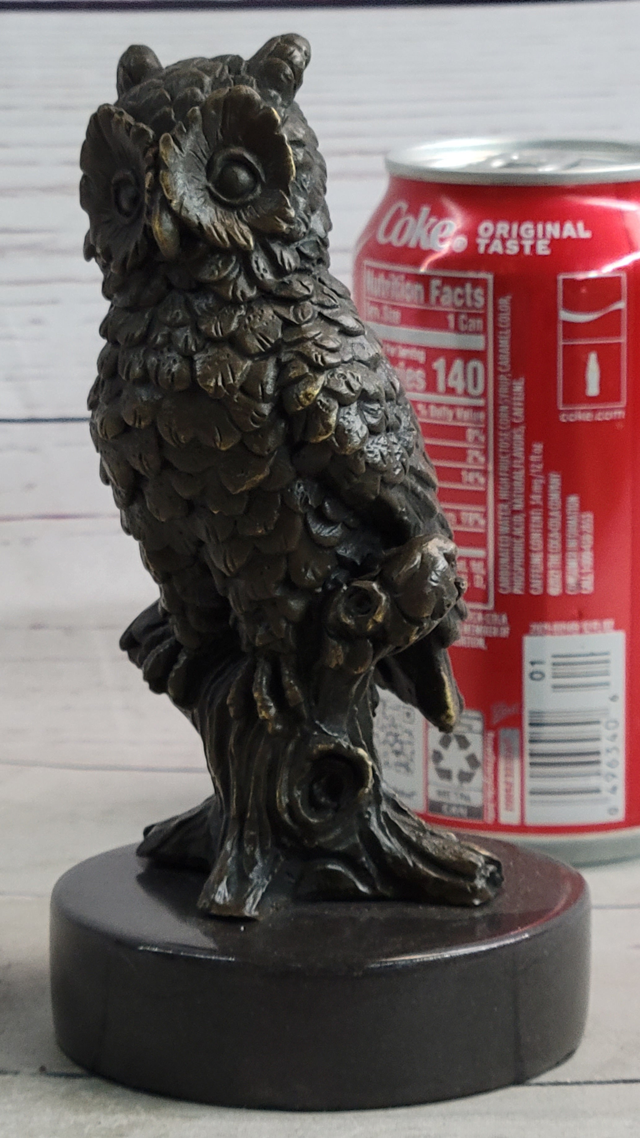 Milo Vintage Look Owl Art Deco Bronze Sculpture