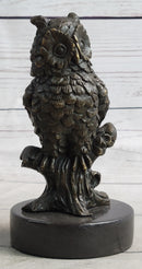 Milo Vintage Look Owl Art Deco Bronze Sculpture