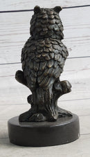 Milo Vintage Look Owl Art Deco Bronze Sculpture