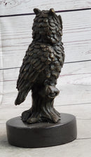 Milo Vintage Look Owl Art Deco Bronze Sculpture