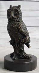 Milo Vintage Look Owl Art Deco Bronze Sculpture