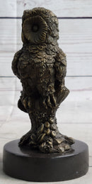 Miniature Bronze Owl Bookend 6" x 3"
