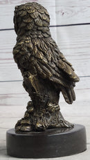 Miniature Bronze Owl Bookend 6" x 3"